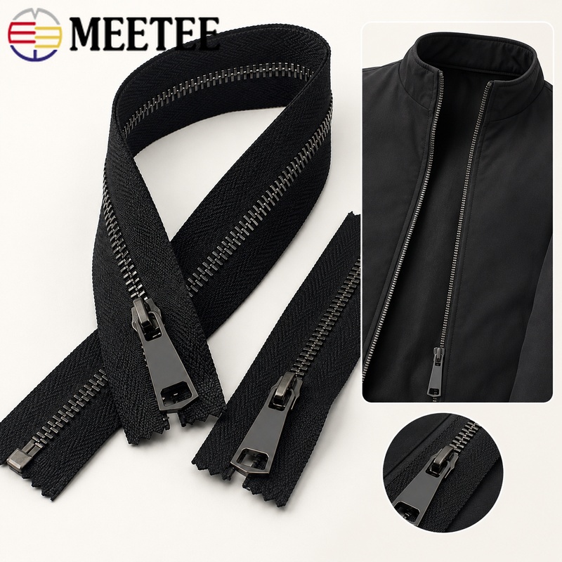 Sewing Front Zipper - 1/5Pcs 5# 50-150cm Metal Auto-Lock Open-End