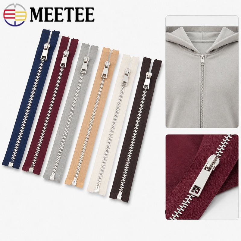 Sewing Front Zipper - 5/10Pcs 40-80cm 5# Metal Open End