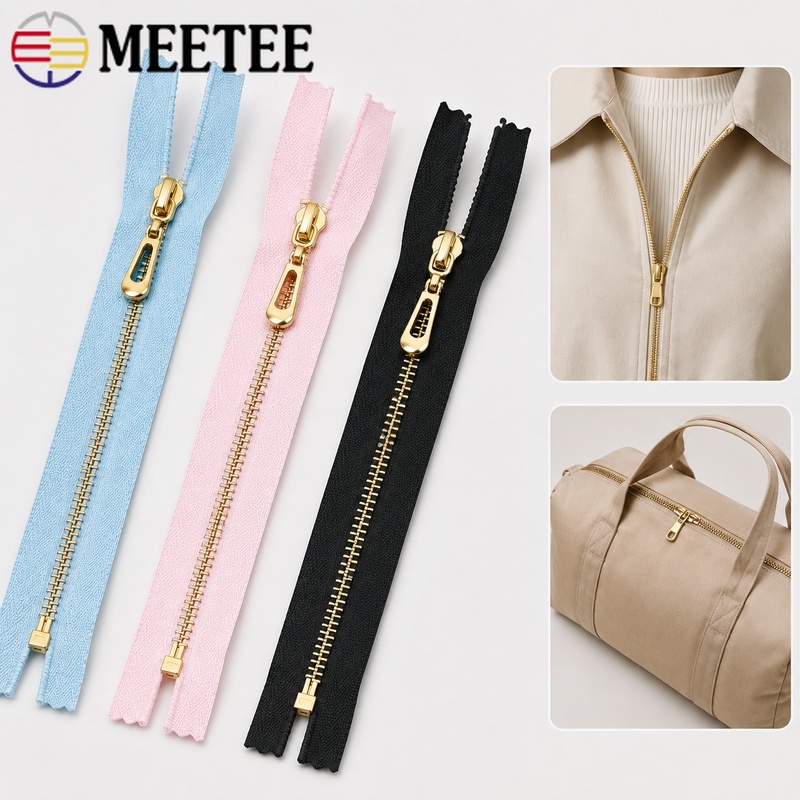 Sewing Front Zipper - 5Pcs 3# 40/60/70cm Metal Open-End Zipper