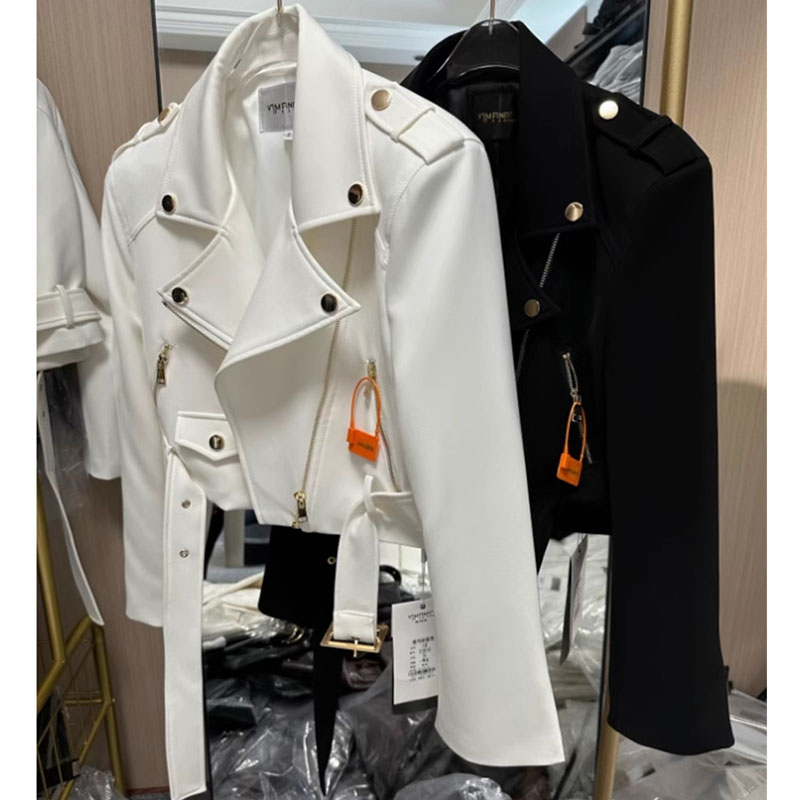 Sewing Zipper - Korean Ladies Fashion Short Jacket Design