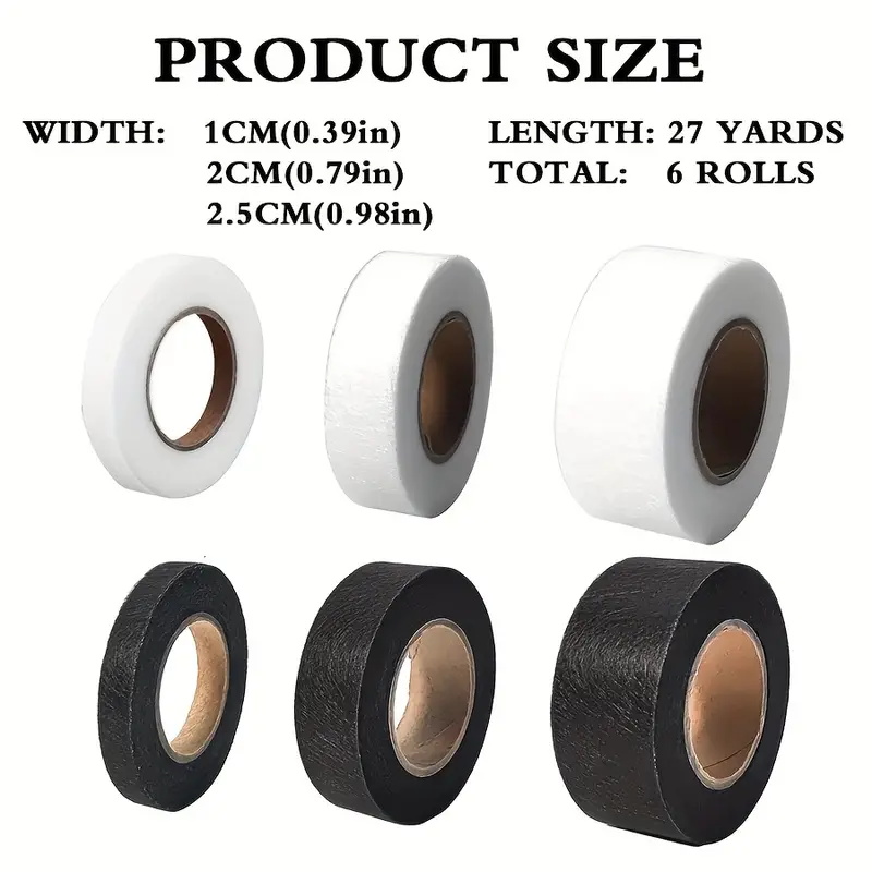 4 Roll Iron On Hemming Tape Ho - Hem Tape Fusible ulasan dan harga