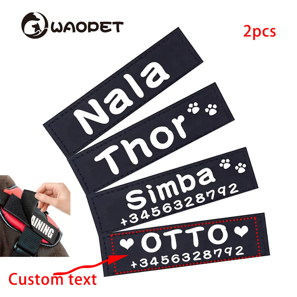 Custom Dog ID Tags For Harness - Sewing Label ulasan dan harga