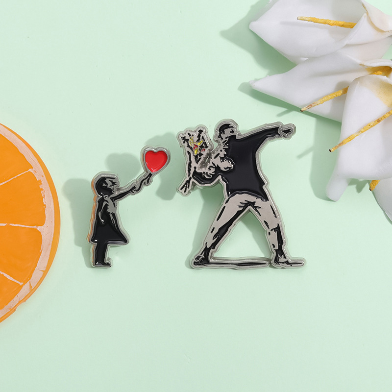 5 Styles Sculpture Enamel Pins - Sewing Label ulasan dan harga