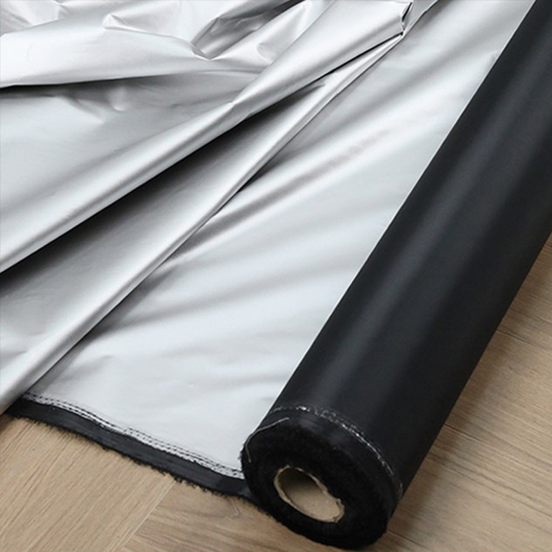 1m Black Silver Coated Blackou - Sewing Cloth ulasan dan harga