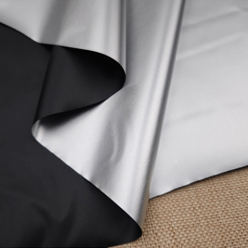 1m Black Silver Coated Blackou - Sewing Cloth ulasan dan harga
