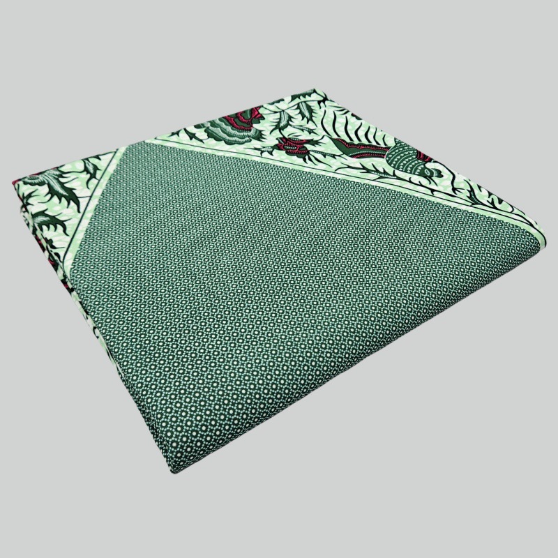 6Yards Long Printed Gray Green - Sewing Batik ulasan dan harga