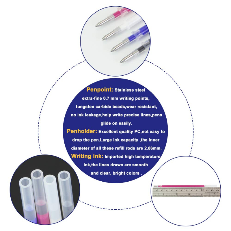 103Pcs / Set Heat Erasable Ref - Fabric Marking Pen ulasan dan harga