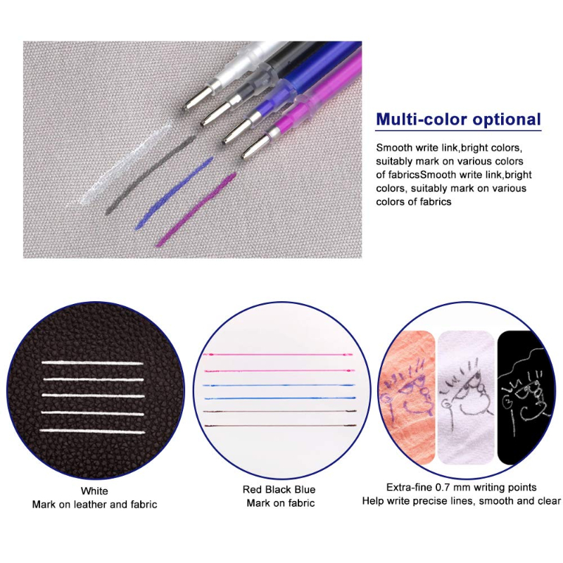 103Pcs / Set Heat Erasable Ref - Fabric Marking Pen ulasan dan harga
