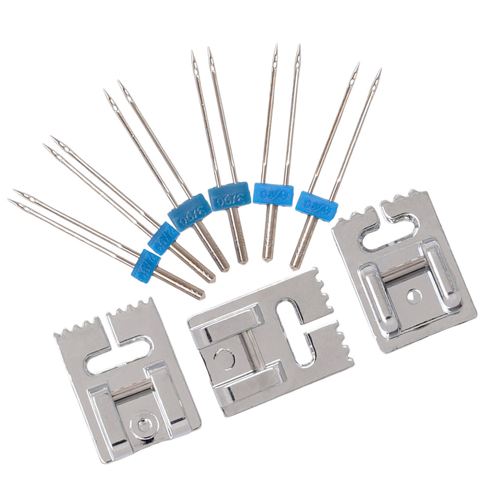 Double Hole Sewing Machine Nee - Twin Needle Stretch ulasan dan harga