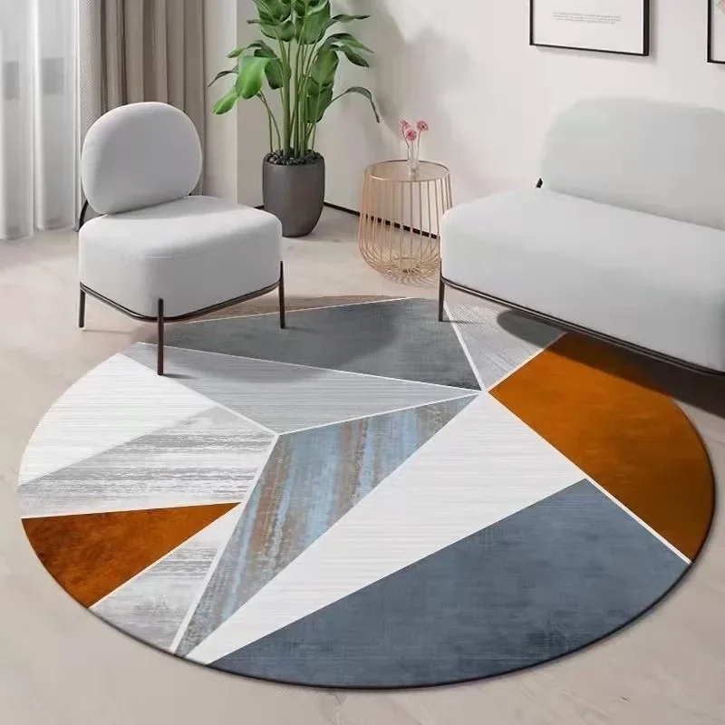 ~O~Geometric Round Rug with Mo - Century Textile & Sewing Supply ulasan dan harga