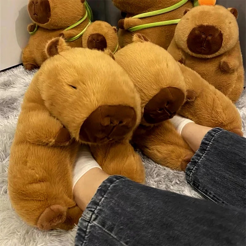 Novelty capybara slippers unis - Sewing Cloth ulasan dan harga