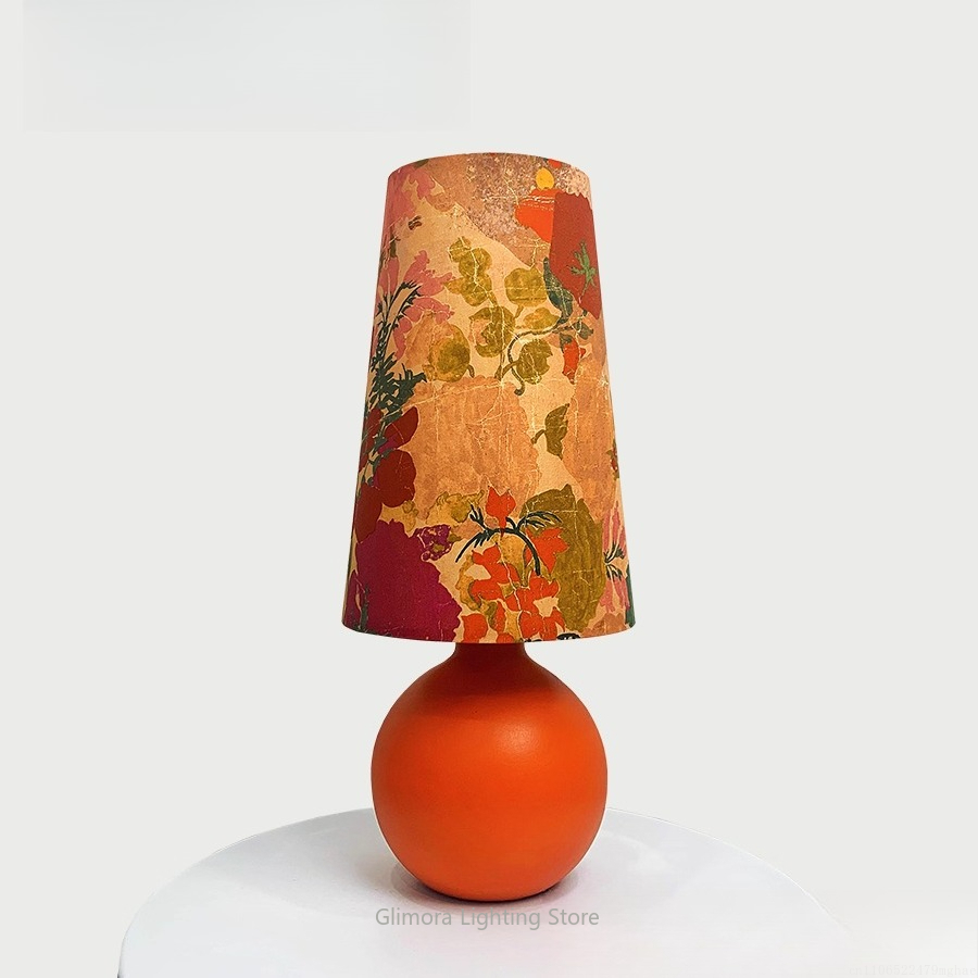 Orange Sphere Table Lamp: UK L - Century Textile & Sewing Supply ulasan dan harga