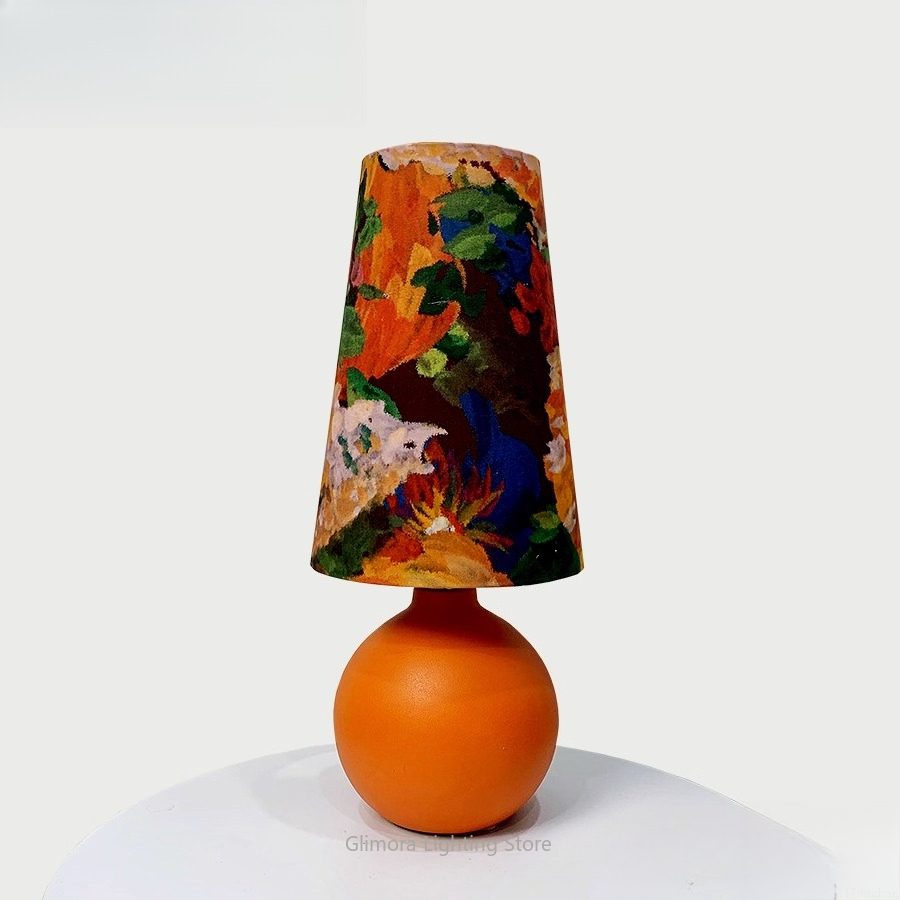 Orange Sphere Table Lamp: UK L - Century Textile & Sewing Supply ulasan dan harga