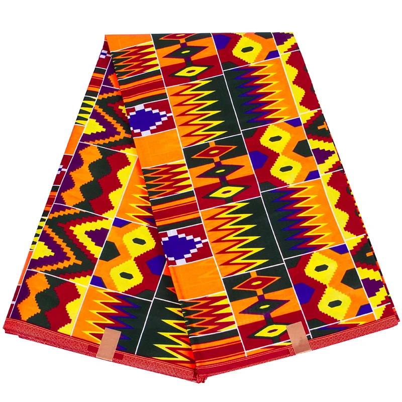 African Fabric 3/6Yards Cotton - Sewing Batik ulasan dan harga