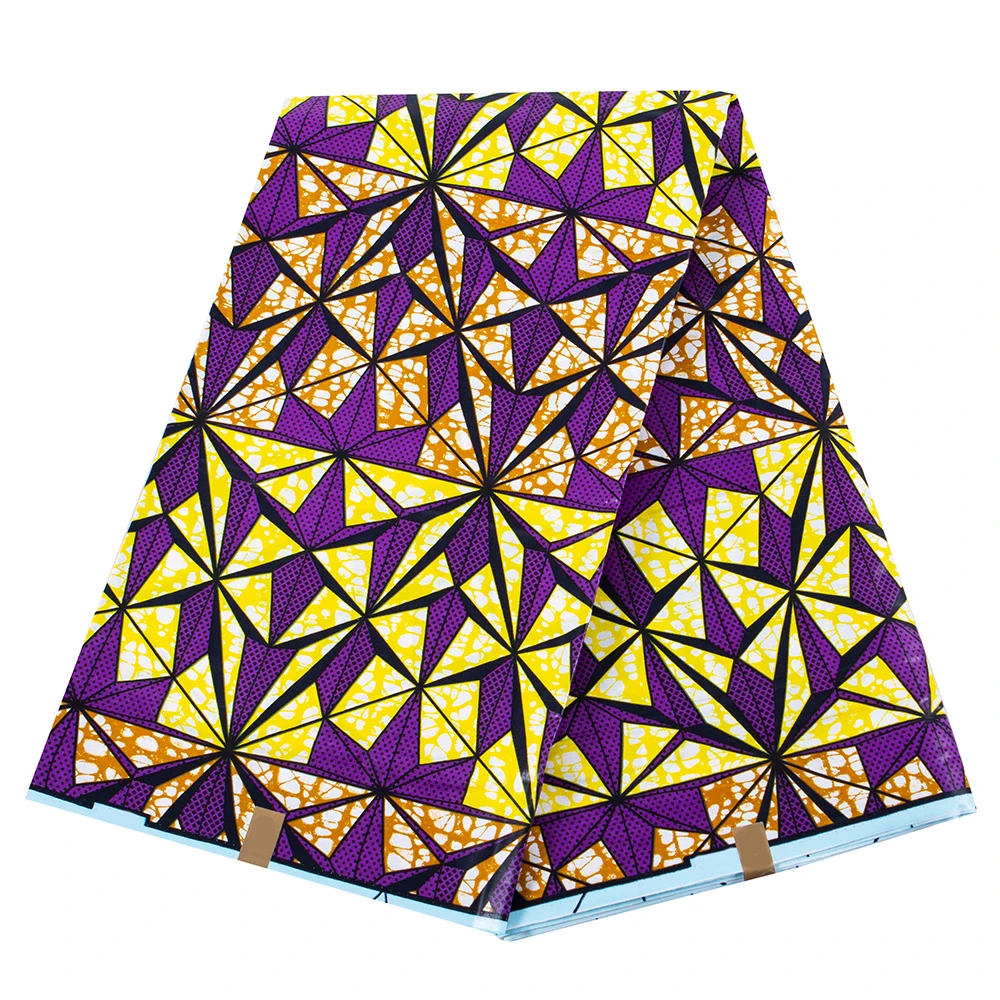 African Fabric 3/6Yards Cotton - Sewing Batik ulasan dan harga