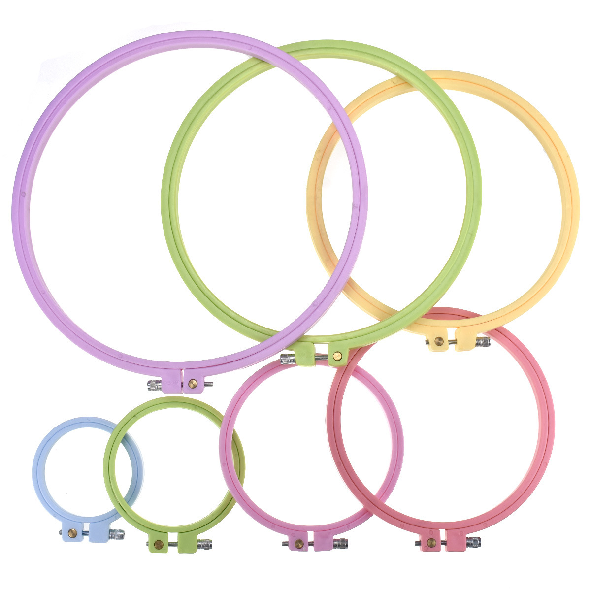 1/7pcs 7-25cm Plastic Embroide - Sewing By ulasan dan harga