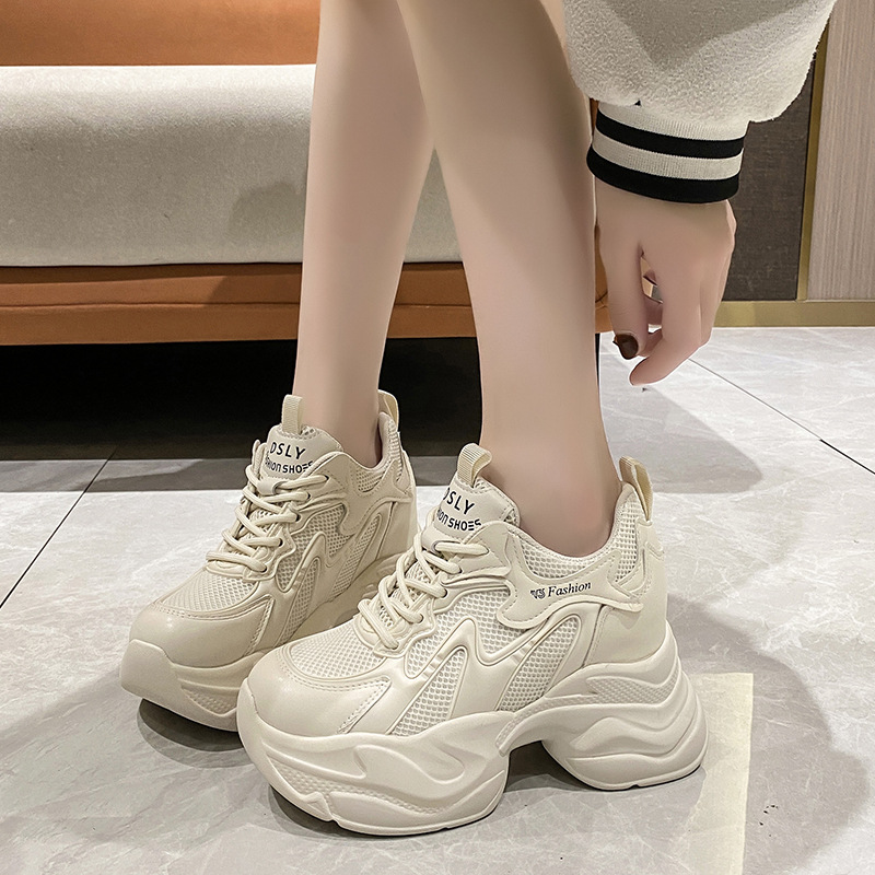 Heightening Sneakers for Women - Sewing New ulasan dan harga
