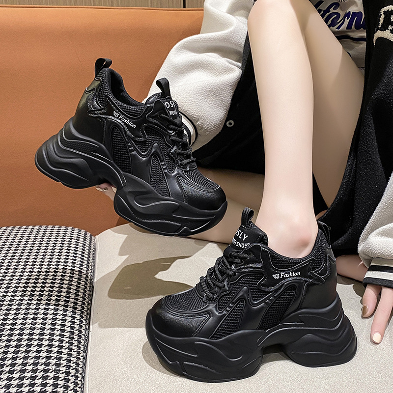 Heightening Sneakers for Women - Sewing New ulasan dan harga