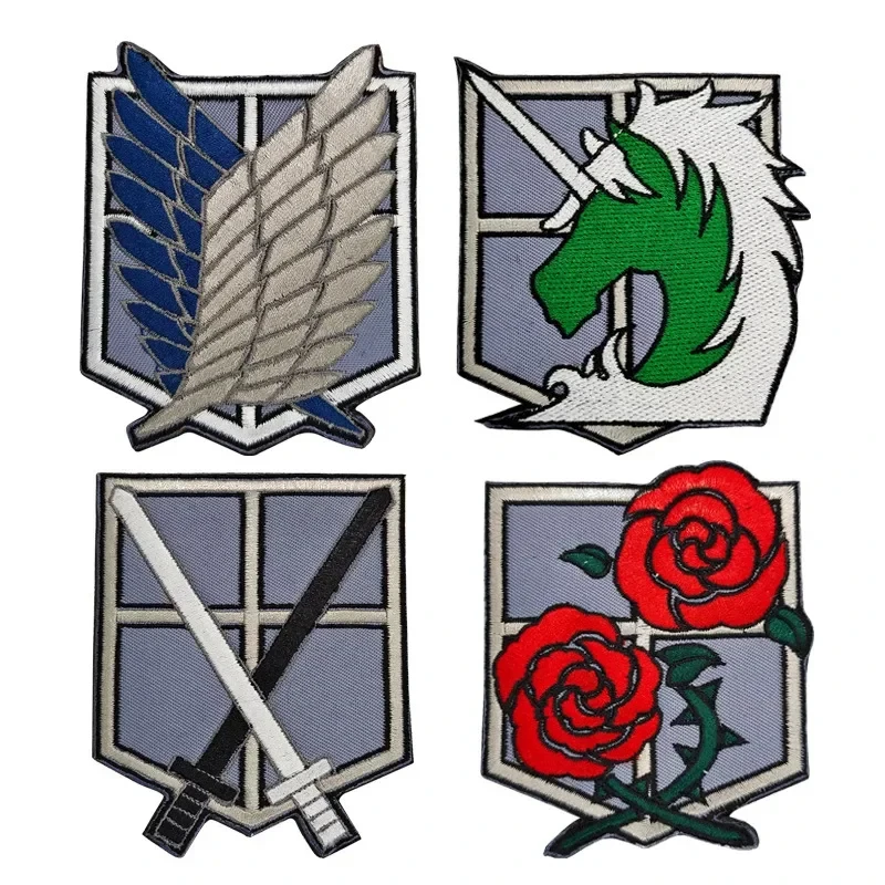 Attack on Titan Anime Embroide - Velcro Sew On ulasan dan harga