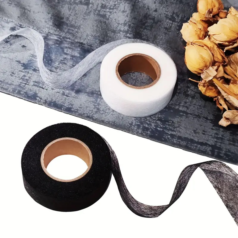 2Roll Black White Double-sided - Hem Tape Fusible ulasan dan harga