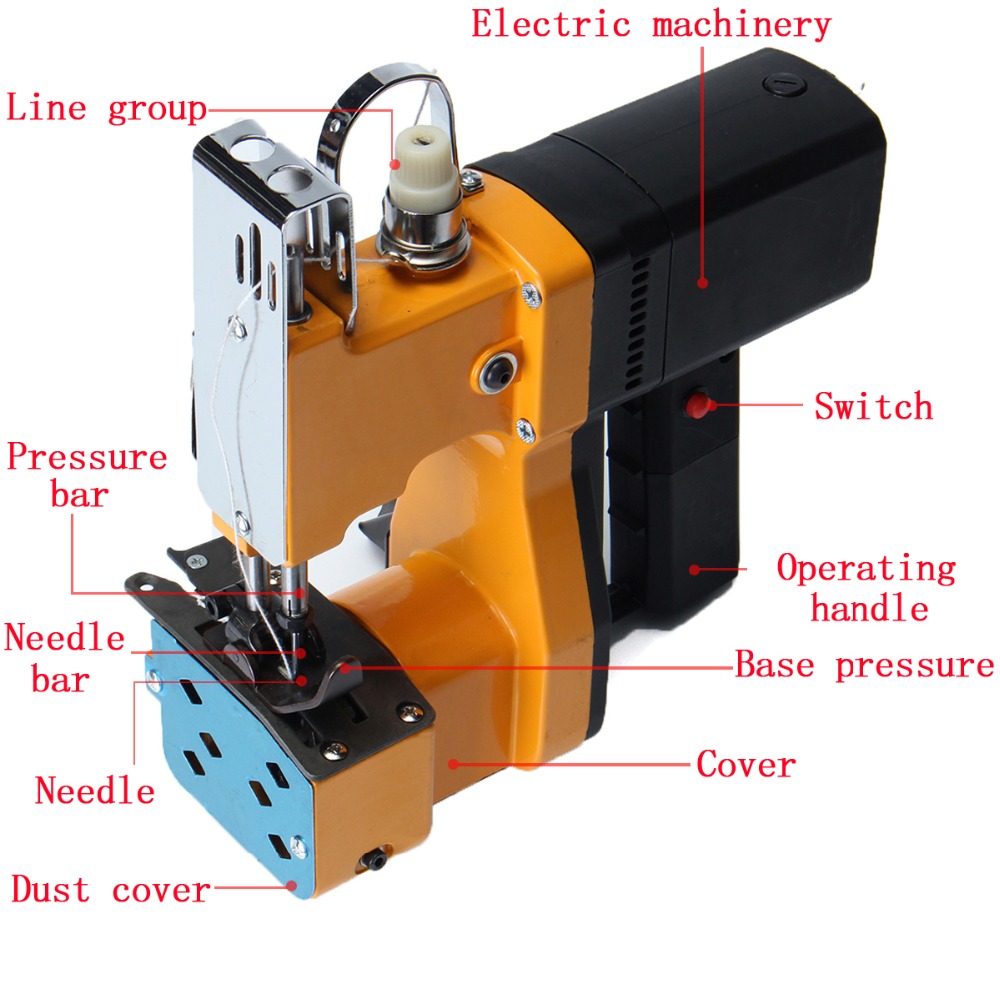 Electric Woven Bag Closing Mac - Sewing Machine In Textile ulasan dan harga