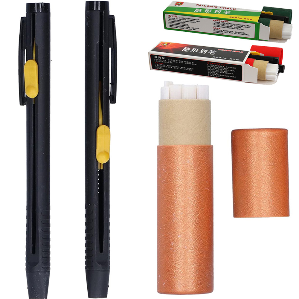 Tailors Invisible Chalk Pencil - Fabric Marking Pen ulasan dan harga