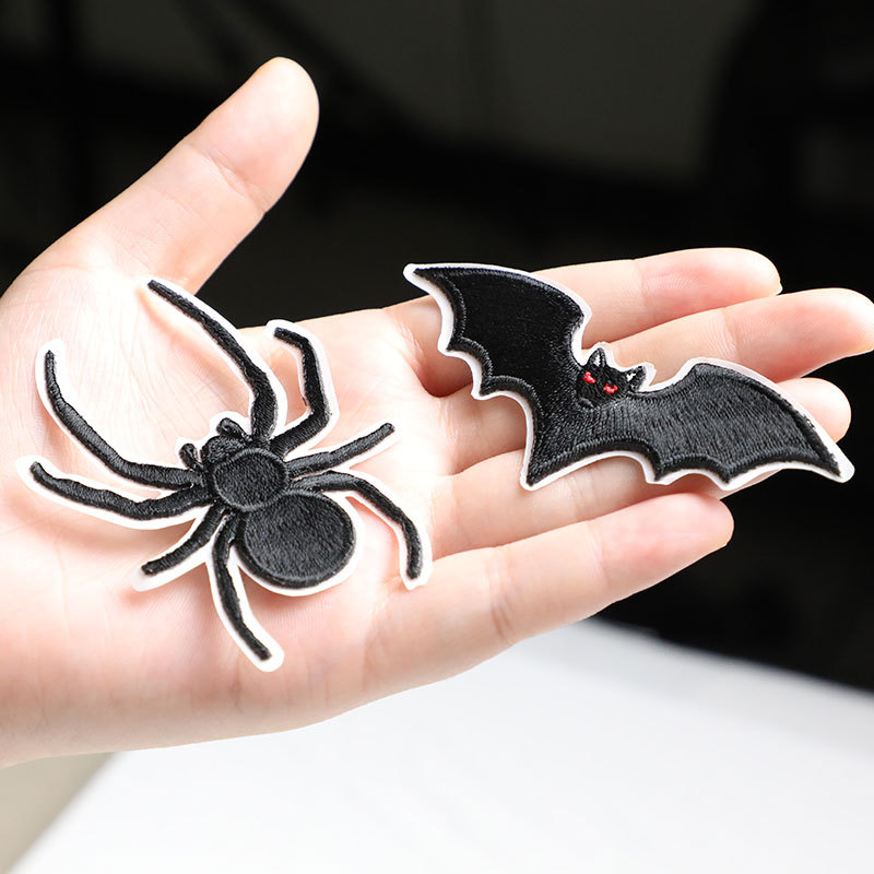 Spider Scorpion Bat Black Anim - Velcro Sew On ulasan dan harga