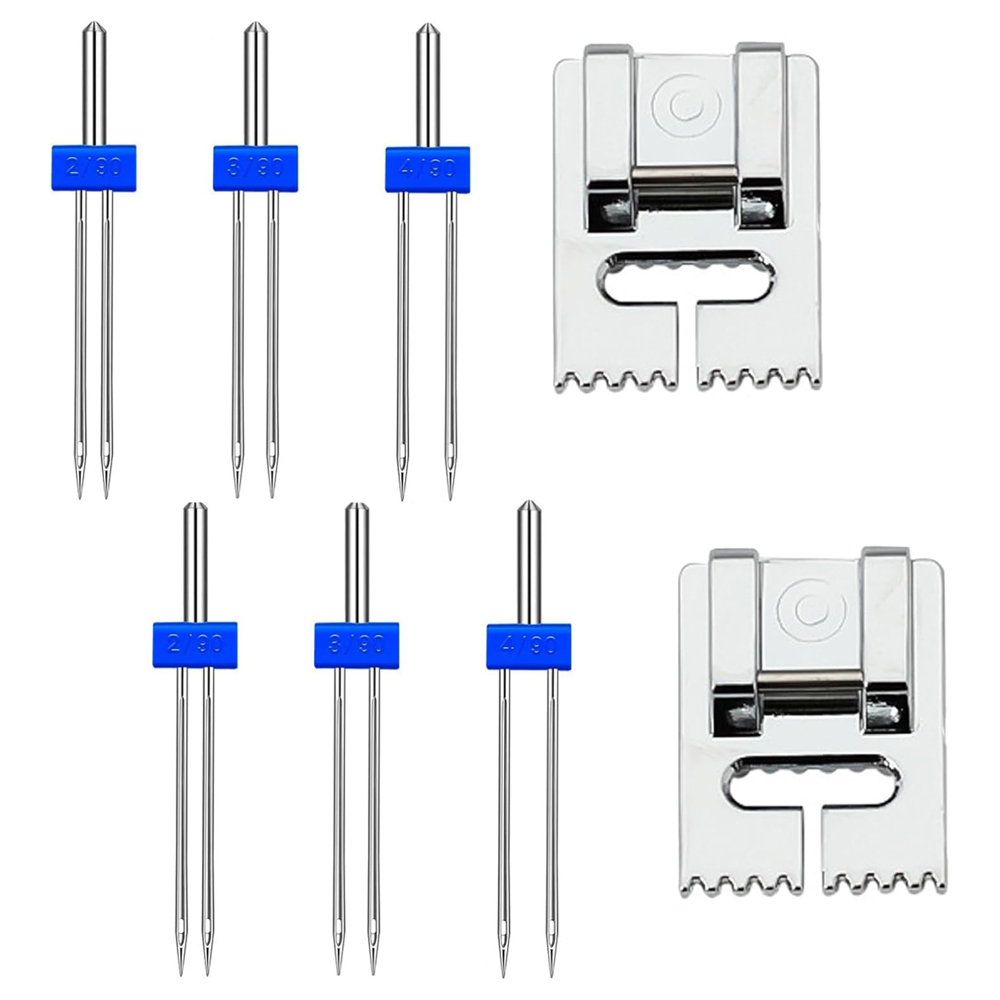 6PCS Twin Needle Double Needle - Twin Needle Stretch ulasan dan harga