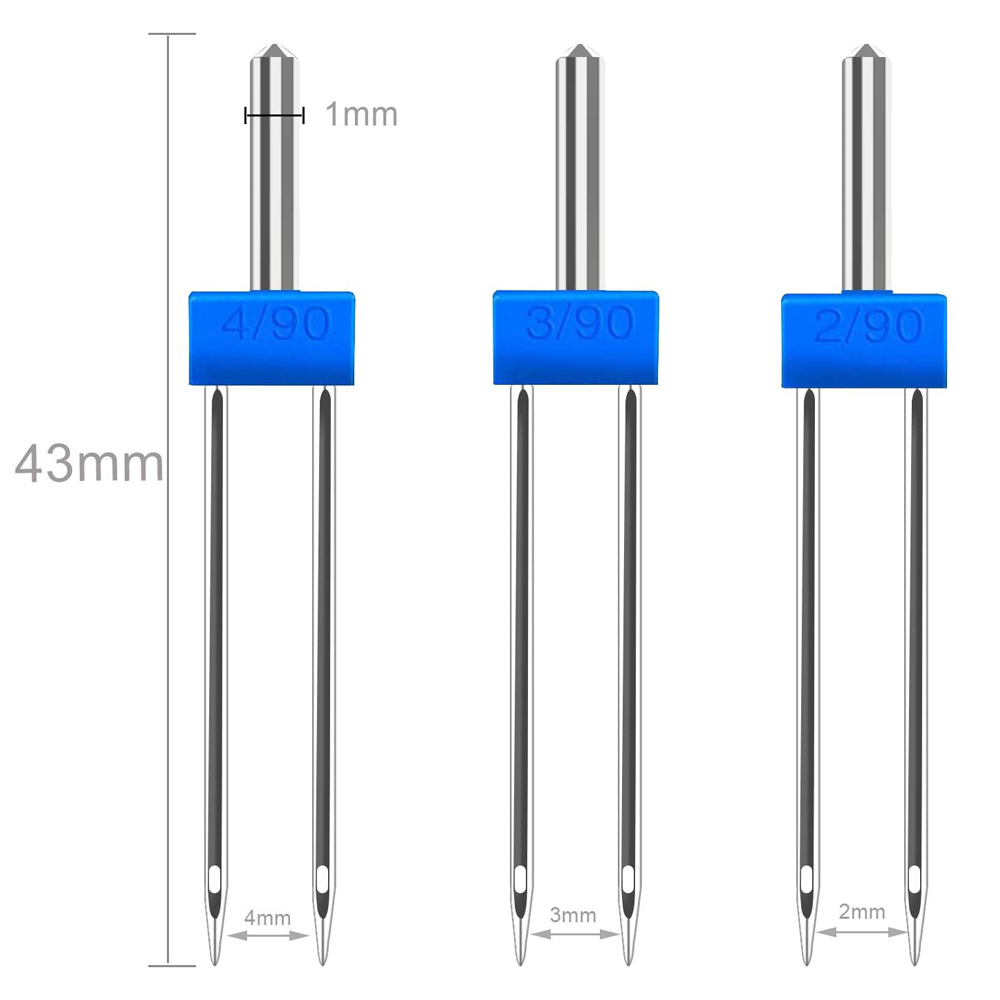 6PCS Twin Needle Double Needle - Twin Needle Stretch ulasan dan harga