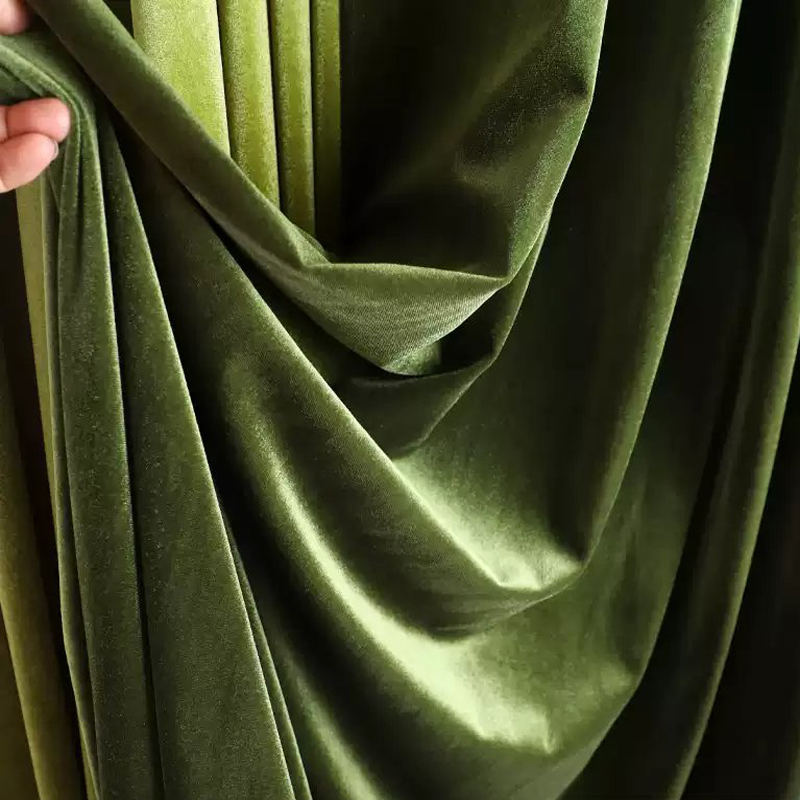Dark Green Velvet Fabric for F - Sewing Velvet Fabric ulasan dan harga