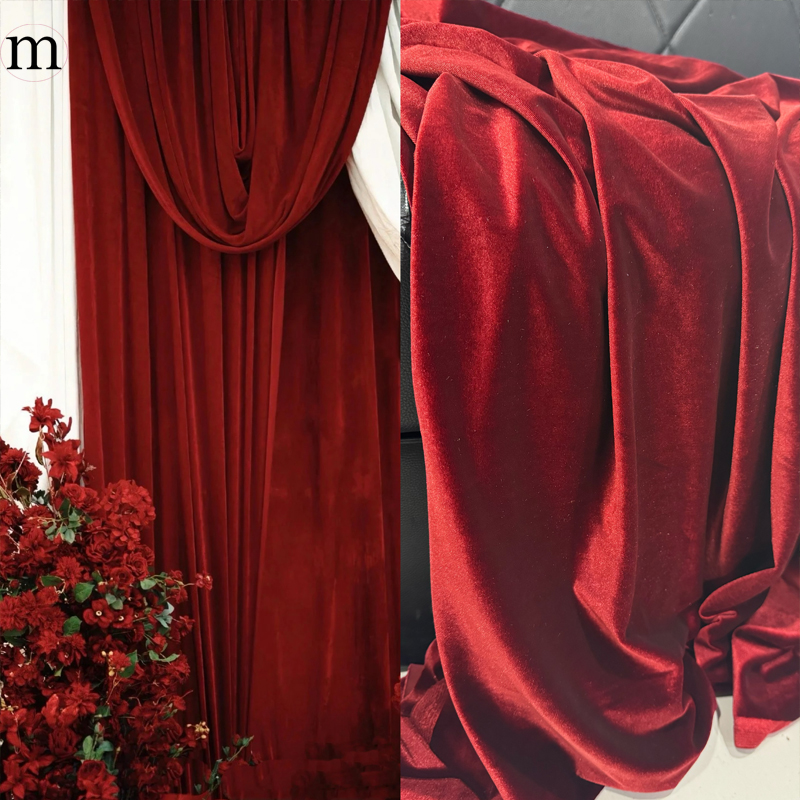 Dark Green Velvet Fabric for F - Sewing Velvet Fabric ulasan dan harga