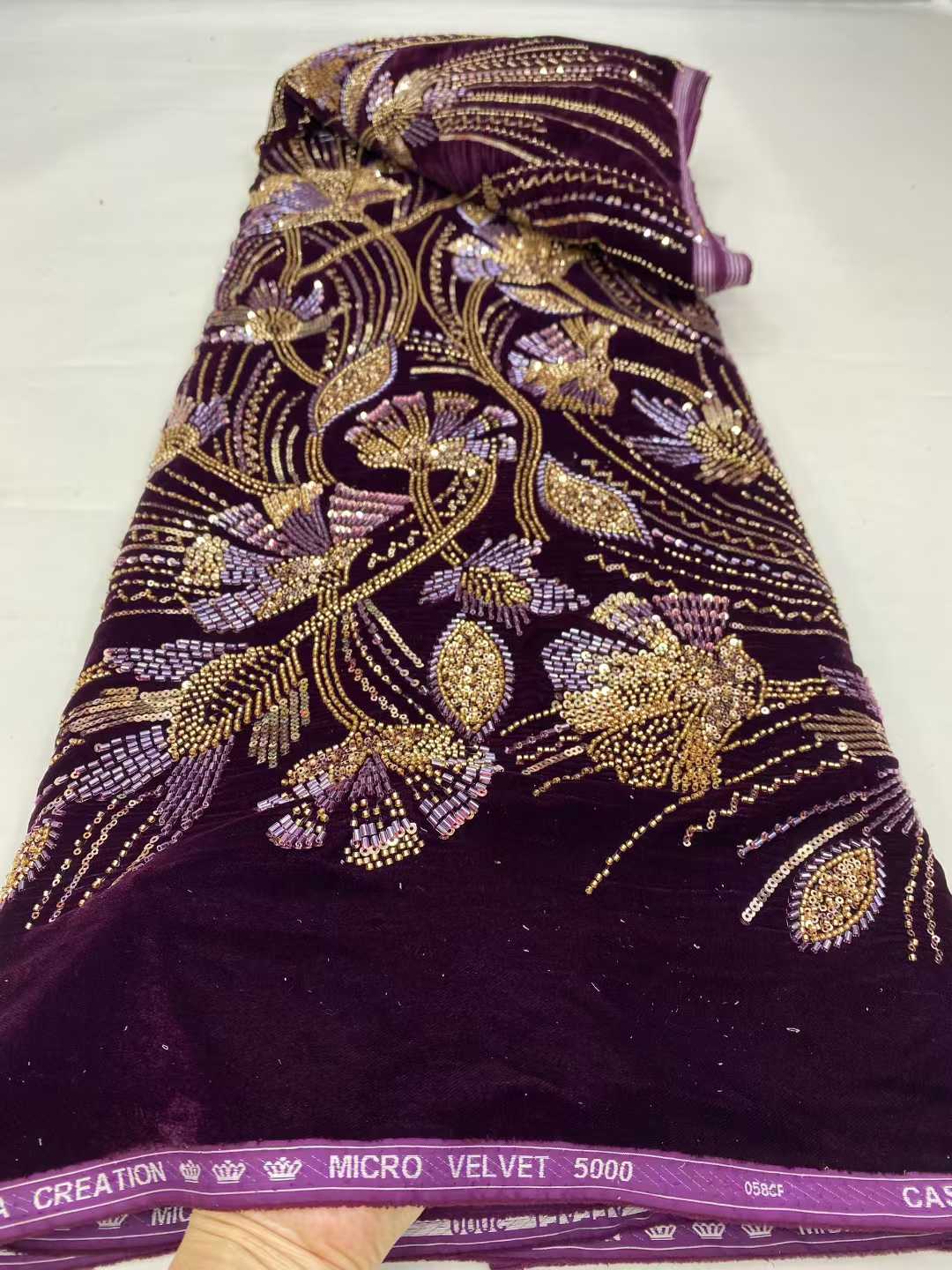 2026 New Arrival African velve - Sewing Velvet Fabric ulasan dan harga