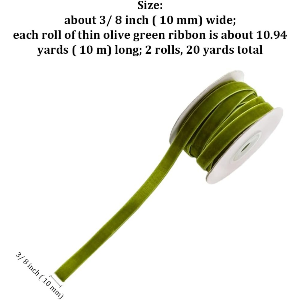 2 Rolls 21.88 Yards 3/8 Inch G - Sewing Velvet Fabric ulasan dan harga