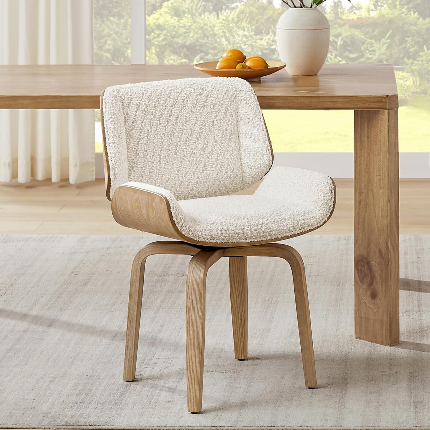 Swivel Dining Chair, Fabric Up - Century Textile & Sewing Supply ulasan dan harga