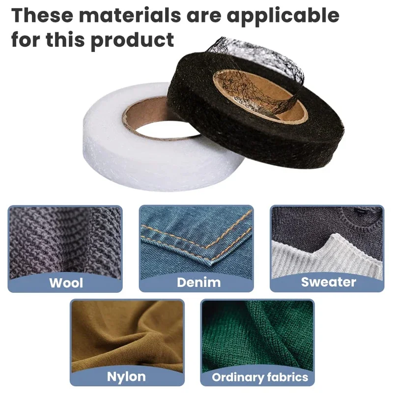 50M/Roll Double-sided Non-wove - Hem Tape Fusible ulasan dan harga