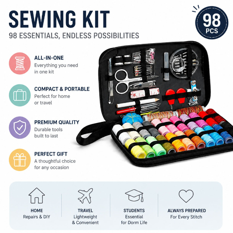 68/98PCS Sewing Accessories To - Sewing By ulasan dan harga