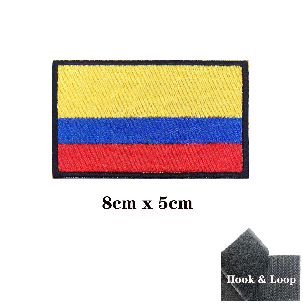 Colombia flag Patches Armband  - Velcro Sew On ulasan dan harga
