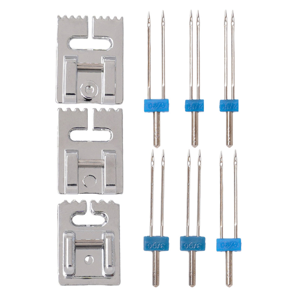 Double Hole Sewing Machine Nee - Twin Needle Stretch ulasan dan harga