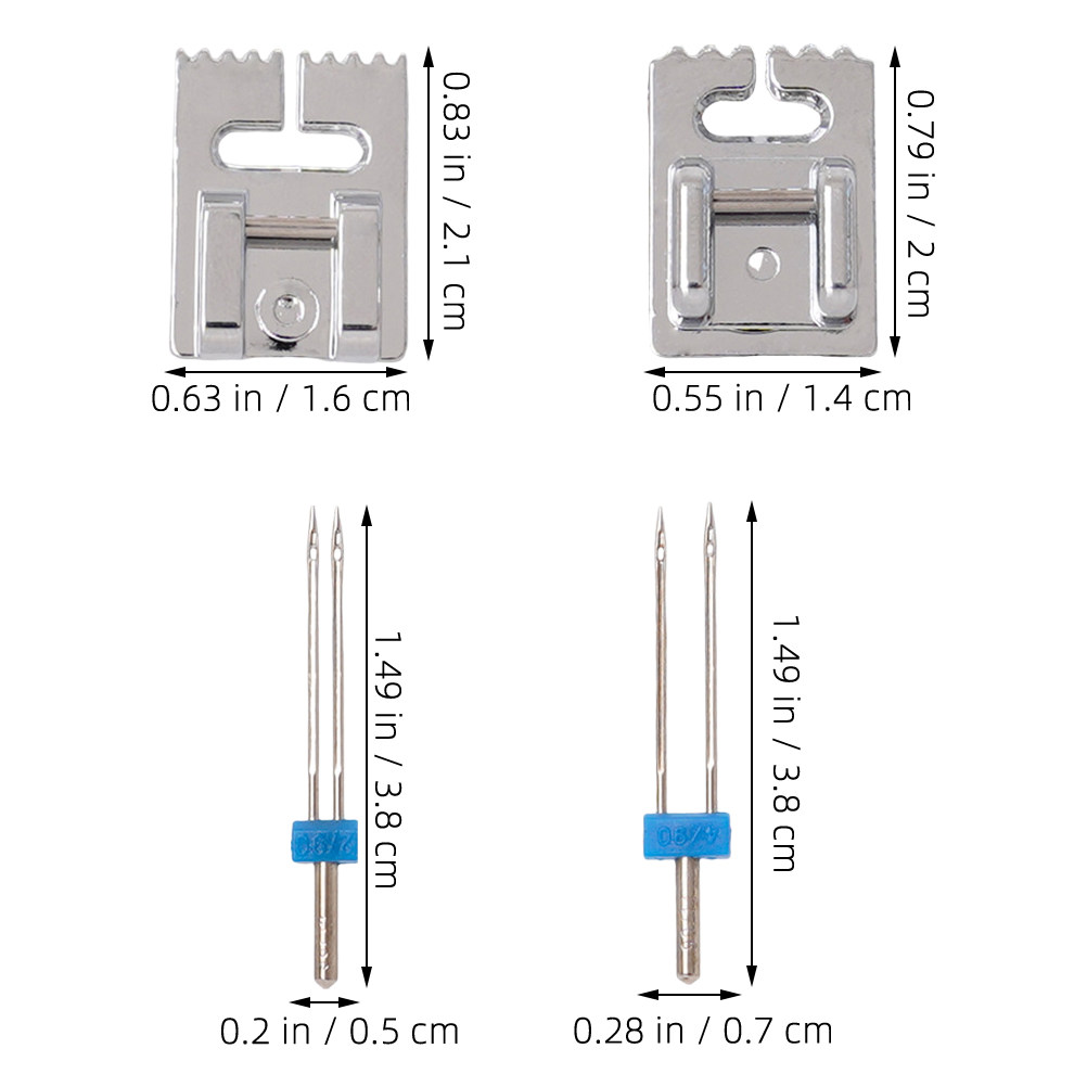 Double Hole Sewing Machine Nee - Twin Needle Stretch ulasan dan harga