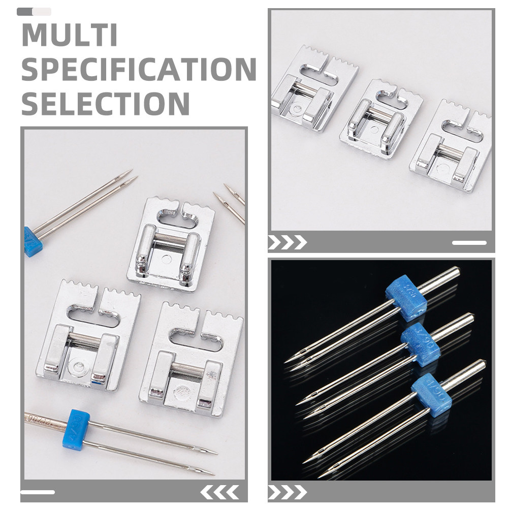 Double Hole Sewing Machine Nee - Twin Needle Stretch ulasan dan harga