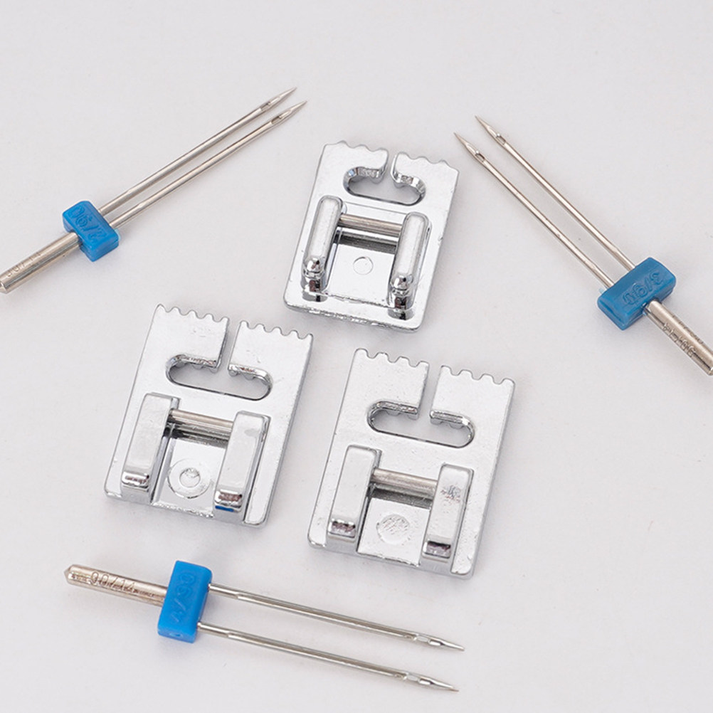 Double Hole Sewing Machine Nee - Twin Needle Stretch ulasan dan harga