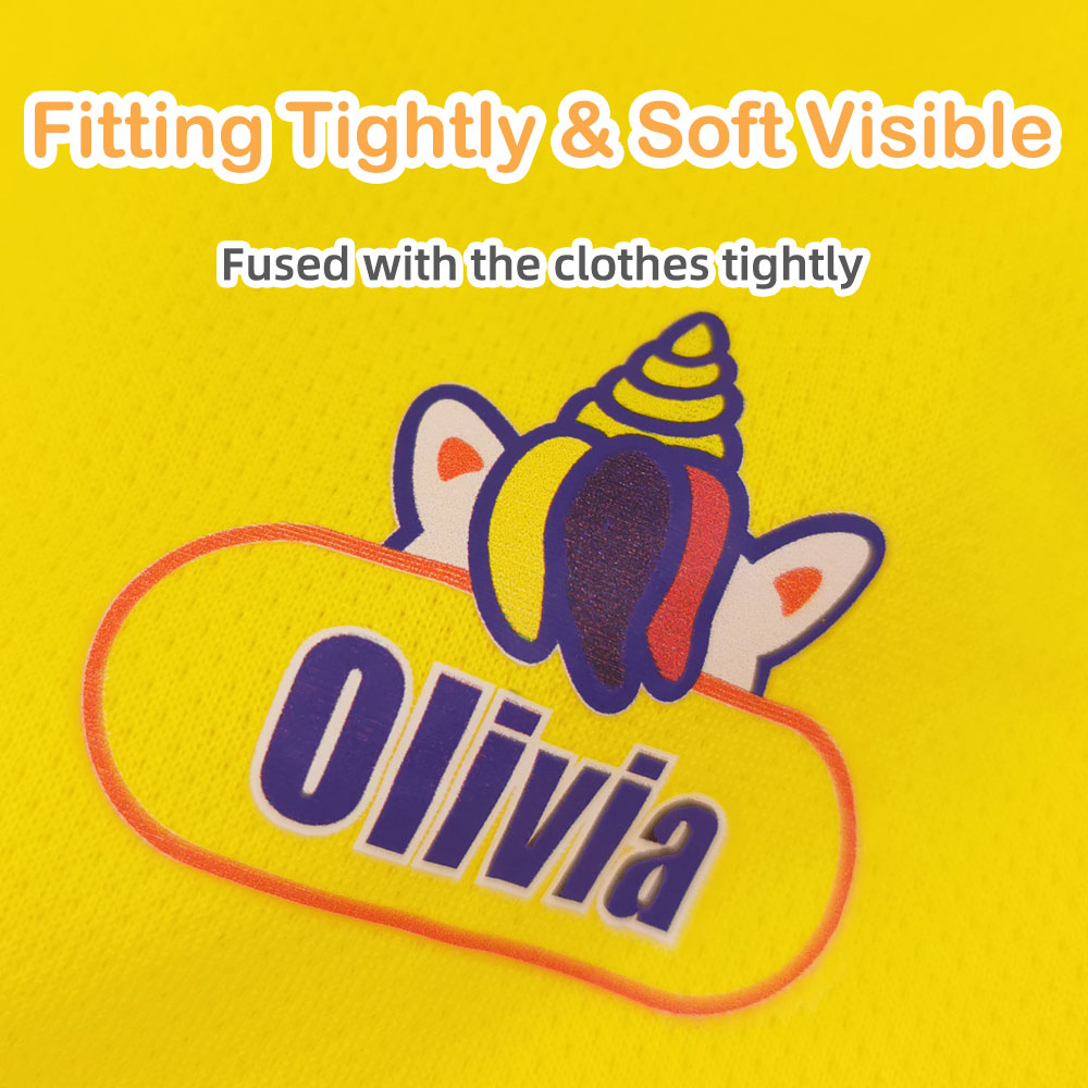 Custom Iron on Name Sticker Pe - Sewing Label ulasan dan harga