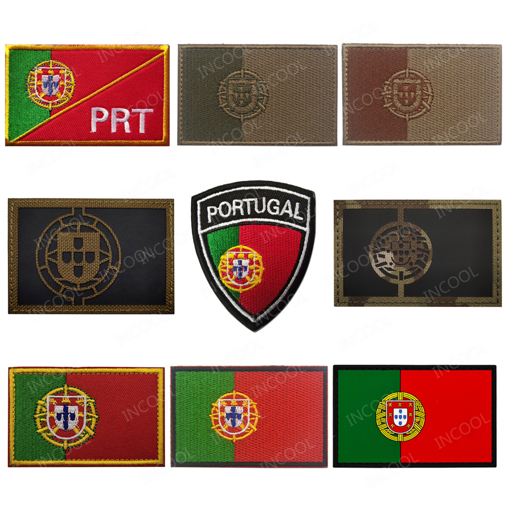 Portugal Flags Embroidered Pat - Velcro Sew On ulasan dan harga