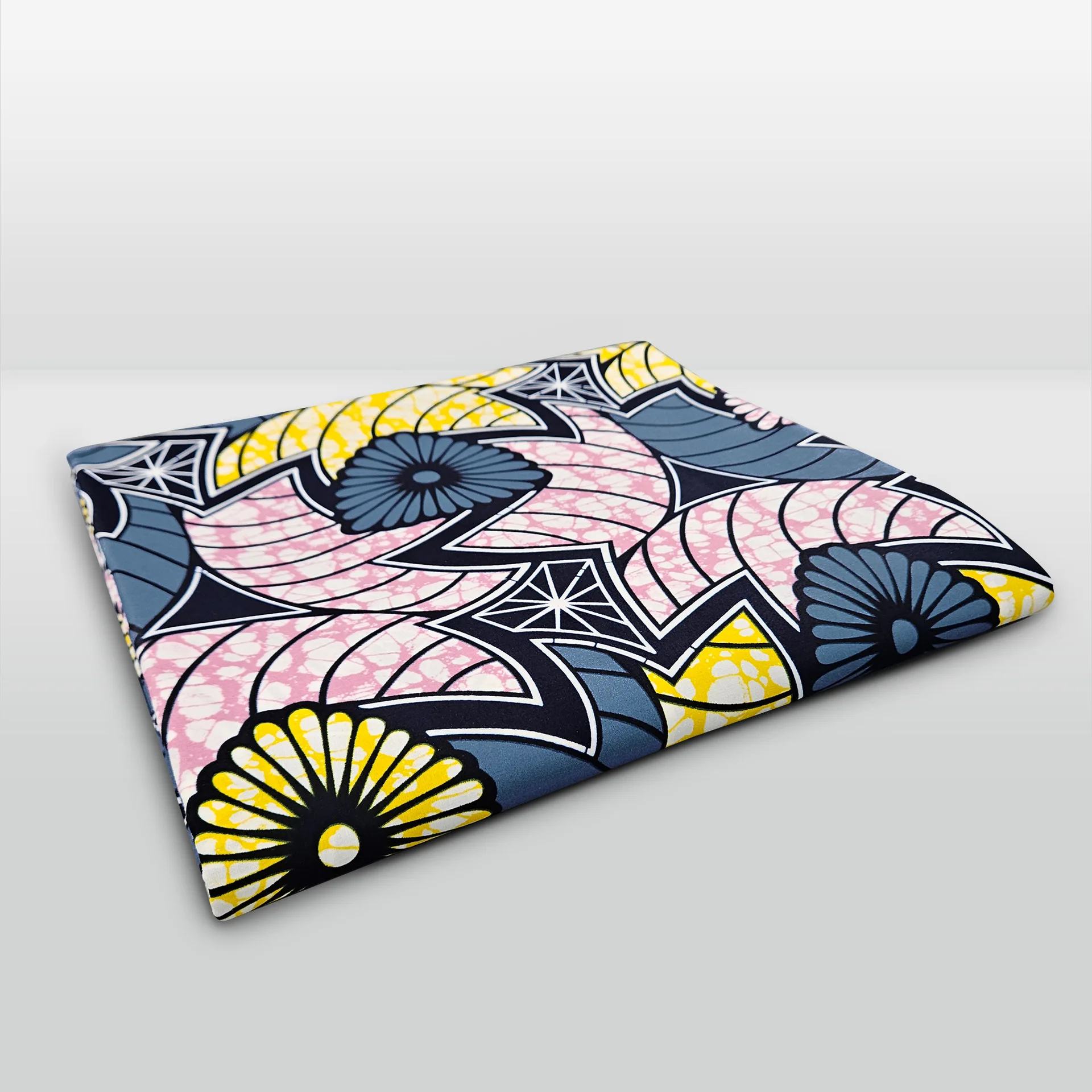 Cotton African Waxed Fabric Ye - Sewing Batik ulasan dan harga