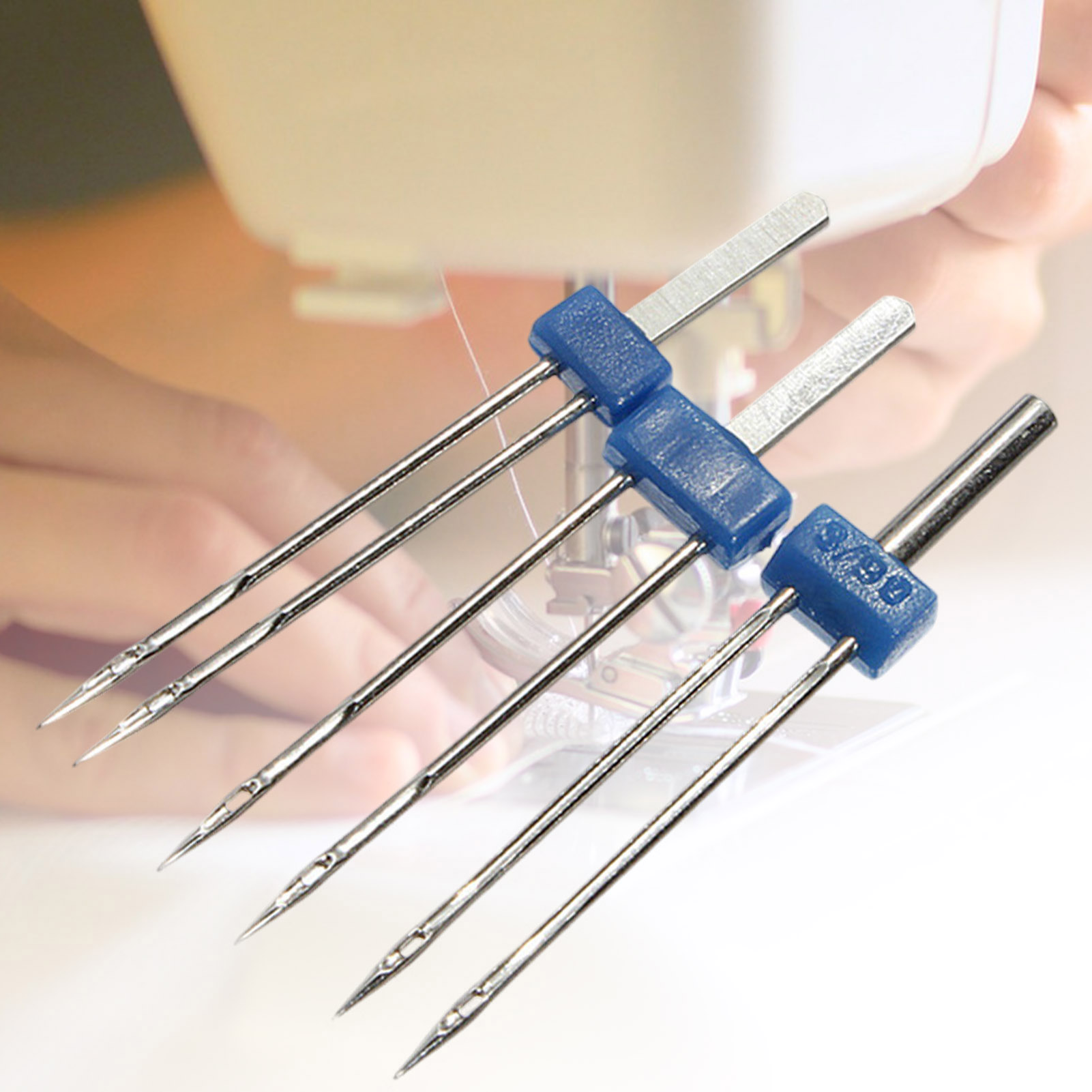 Twin Needles Set 3 Pcs Stainle - Twin Needle Stretch ulasan dan harga