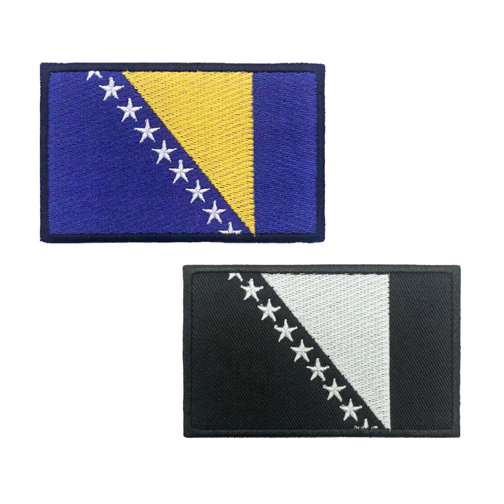 1PC Flag of Bosnia and Herzego - Velcro Sew On ulasan dan harga