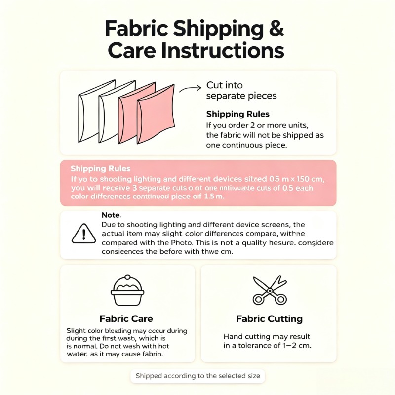 Mixed‑Blend Fabric with Girl P - Textile And Sewing Materials ulasan dan harga