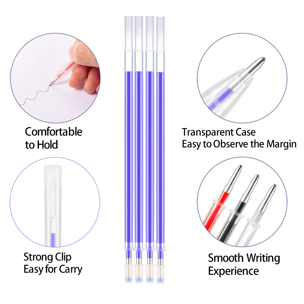 100Pcs Heat Erasable Pens Refi - Fabric Marking Pen ulasan dan harga