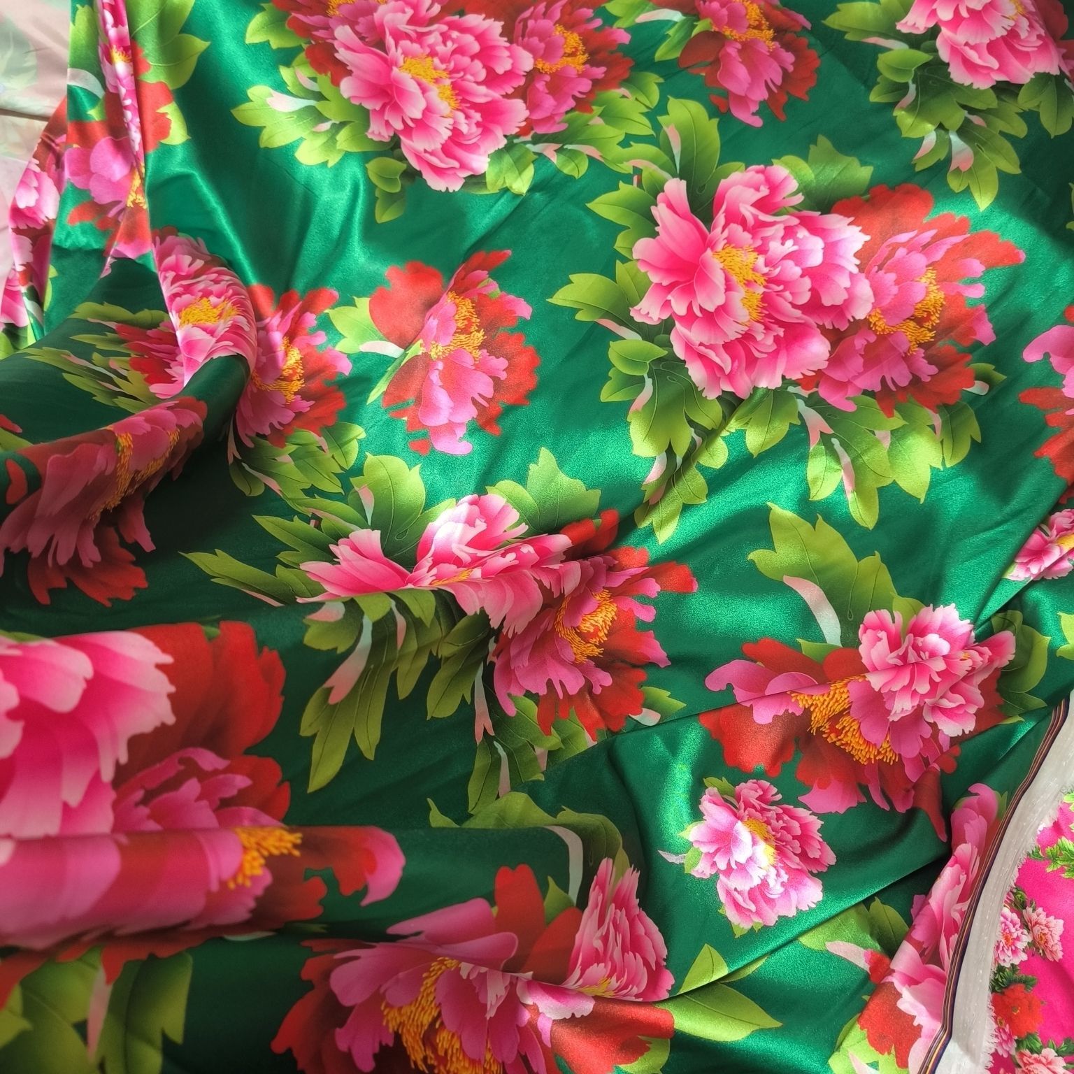 Satin Fabric Cloth without Ove - Sewing By ulasan dan harga
