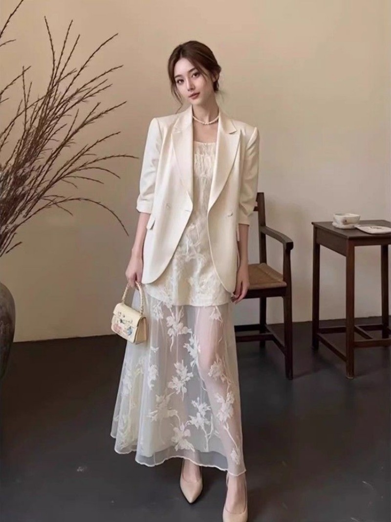 New High End Autumn Dress Set  - Sewing Jackets ulasan dan harga